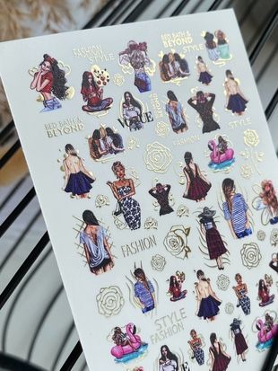 Слайдер-дизайн Color and Foil 141 | Слайдеры для Ногтей | Девушки и Стиль Жизни CF_141 фото